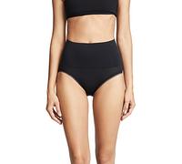 Yummie Women's Ultralight Seamless Brief Shapewear, Black, M-L