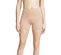 Yummie Women's Ultralight Seamless Short Thigh Shapewear, Almond, Medium-Large