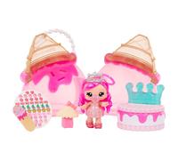 Yummiland Beauty Bag Playset + Lip Gloss Doll - Ice Cream Bag - Includes Exclusive Bianca Bubblegum, Nail Polish + Nail Stickers, Manicure, Doll Playset, Cosmetic Play, Suitable for Children Ages 4+