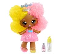 Yummiland Large Doll - Nia Candy Fluff - Includes 1 Doll, DIY Scented Lip Gloss, Customisable Fashion and Hair, Suitable for Children Ages 4+