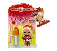 Yummiland Lip Gloss Doll - Amber Cinnamon - Includes DIY Lip Gloss Kit, Suitable for Children Ages 4+