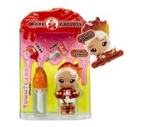 Yummiland Lip Gloss Doll - Amber Cinnamon - Includes DIY Lip Gloss Kit, Suitable for Children Ages 4+