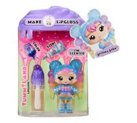 Yummiland Lip Gloss Doll - Britney Boba - Includes DIY Lip Gloss Kit, Suitable for Children Ages 4+, Purple