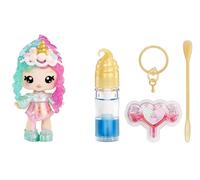 Yummiland Lip Gloss Doll: Mystery Color Change - Phoebe Frappe - Includes 1 Doll, DIY Lip Gloss + Removable Keychain, Cosmetic Play, Collectible, Suitable for Children Ages 4+