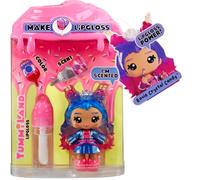 Yummiland Lip Gloss Doll - Roxie Crystal Candy - Includes DIY Lip Gloss Kit, Suitable for Children Ages 4+