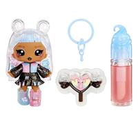Yummiland Lip Gloss Doll: Sour Sweeties - Gabi Gummybear - Includes 1 Doll, DIY Lip Gloss + Removable Keychain, Cosmetic Play, Collectible, Suitable for Children Ages 4+