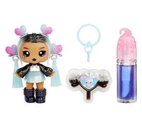 Yummiland Lip Gloss Doll: Sour Sweeties - Nina Heartpop - Includes 1 Doll, DIY Lip Gloss + Removable Keychain, Cosmetic Play, Collectible, Suitable for Children Ages 4+