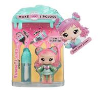 Yummiland Lip Gloss Doll - Susie Sour Straw - Includes DIY Lip Gloss Kit, Suitable for Children Ages 4+, Pink