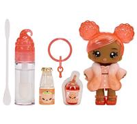 Yummiland Lipgloss Doll - Piper Peach - Scented Character Doll with DIY Lipgloss Kit - Suitable for Kids Ages 4 Plus