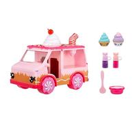 Yummiland Lipgloss Truck - Kids Lip Gloss, Includes 2 Num Noms, 2 Lip Gloss Making Kits With Chocolate and Birthday Cake Flavours, Suitable for Kids Ages 4 and Up