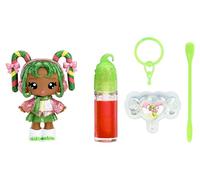 Yummiland x Holiday Lip Gloss Doll - Halle Candy Cane - Includes 1 Doll, DIY Lip Gloss + Keychain, Cosmetic Play, Seasonal Collectible, Suitable for Children Ages 4+