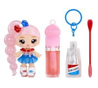 Yummiland x Licensed Sweets Lip Gloss Doll: Bazooka Bubble Gum - Jojo Bubblegum - Includes 1 Doll, DIY Lip Gloss + Removable Keychain, Cosmetic Play, Collectible, Suitable for Children Ages 4+