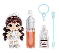 Yummiland x Licensed Sweets Lip Gloss Doll: Hershey’s Kisses - Coco Kisses - Includes 1 Doll, DIY Lip Gloss + Removable Keychain, Cosmetic Play, Collectible, Suitable for Children Ages 4+