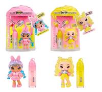 Yummiland x PEEPS Lip Gloss Doll - Includes 1 Random Doll, Collect All 2 Dolls, Comes with Unique Colour, Scent, and Clear Base, with Customisable Fashions, Suitable for Children Ages 4+