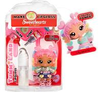 Yummiland x Sweethearts Lip Gloss Doll - Lily Hearts - Comes with DIY Lip Gloss Kit, Suitable for Children Ages 4+