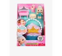 Yummiland Beauty Bag Playset + Lip Gloss Doll - Cupcake Bag - Includes Exclusive Callie Birthday Cake, Nail Polish + Stickers, Body Shimmer, Doll Playset, Cosmetic Play, Suitable for Children Ages 4+