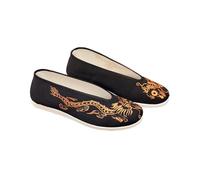 Yummsion Chinese Traditional Martial Arts Shoes,Tai Chi Shoes,Old Beijing Cloth Tai Chi Shoes,Unisex,Breathable,Comfortable,Slip On Breathable,Tai Chi,Qi Gong,Kung Fu,and Wing Chun Unisex