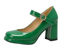 Yummsion Mary Jane,chunky Platform Mary Janes Shoes,women's Marys Jane Square Toe,women's Chunky Platform Marys Janes Shoes,business Casual,comfortable,for Women Dressy And Work