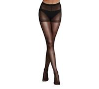 Yummy Bee Black Gloss Tights for Women Sheer 10 Denier High Shine Shiny Tights Black Sheer Hosiery Reinforced Toes Body M L Tall Plus Size Sexy Fashion UK