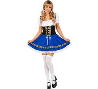 Yummy Bee - Oktoberfest Women's Costume - Bavarian Dirndl Costume - Large Size 8-28