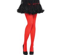 Yummy Bee - Red Tights for Women - Red Opaque Tights - Womens Thick Tights - Plus Size Red Tights - Colourful Tights - Halloween Tights - Ladies Christmas Tights (Medium)