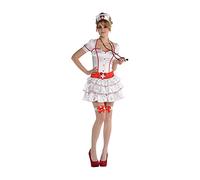 Yummy Bee Sexy Nurse Costume for Women - Naughty Nurses Outfit Fancy Dress - Ladies Role Play Nurse Uniform - Halloween Costume for Women Sizes 8 10 12 (Size 8-10)
