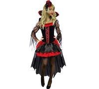 Yummy Bee - Sexy Vampire Costume Women - Evil Queen Costume Women - Ladies Plus Size Halloween Costumes 6-18 - Witch Devil (6-8)
