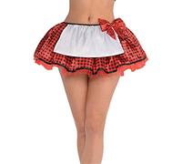 Yummy Bee Tutu Skirts for Women - Halloween Tutu Skirt - Tulle Tu Tu - Size 8 10 12 14 Adult Puffy Layered RARA Ballet (Red and Black Check)