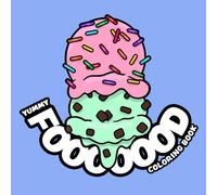 Yummy Food: Coloring Book for Adults & Kids, Hand Drawn Illustrations to Color for Relaxation and Stress Relief (Bold & Easy)