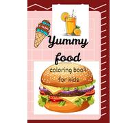 Yummy food coloring book for kids