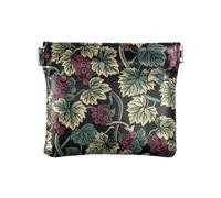Yummy Grapes Pattern Purple Brown Women's Leather Coin Purse Wallet Convenient Card Key Organizers for Woman Girl