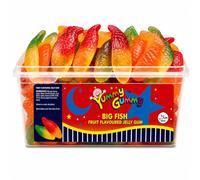 Yummy Gummy Big Fish Jelly Sweets 900g
