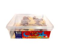 Yummy Gummy Chewy & Fizzy Sweets Collection | 1kg - 1.2kg Bulk Tub | Halal Assorted Candy (Giant Fizzy Colla Bottles)