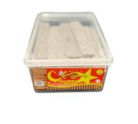 Yummy Gummy Cola Flavour Belts 1.2kg Resealable Tub | Tangy Retro Sweet Shop Classic | Halal Friendly Chewy Candy for Party Bags and Sharing
