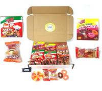 Yummy Gummy Jelly Sweet Bundle - 26 Piece Novelty Candy Mix with Gummy Dogs, Mini Burgers, Doughnuts & Pizza Slices - Fun Sweet Gift Box Boxed Treatz