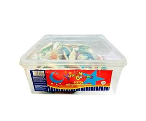 Yummy Gummy Python Snakes | 900g Tub | Wild Fruit-Flavoured Jellies