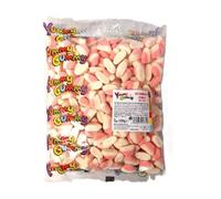 Yummy Gummy Strawberry Cake | 1kg Bulk Tub | Halal, Chewy & Fruity Candy | Fun Party Sweets