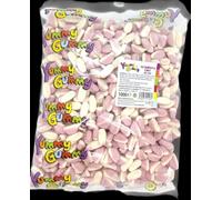 Yummy Gummy Strawberry Cakes - 1kg Bulk Bag | Soft & Chewy Strawberry Gummies, Strawberry Dreams