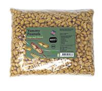 Yummy Peanut 1.5L / 1Kg Bag- Available in Multiple Flavours - Gluten & Free, Vegan, Low Carb, High Protein - Handmade in Britain with Family Recipe (Sage & Onion)