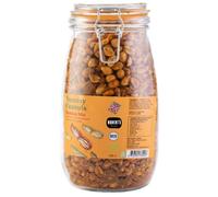 Yummy Peanut 1.5L / 1Kg Glass Jar - Available in 12 Flavours - Gluten Free, Vegan, Low Carb, High Protein, Cholesterol Free - Handmade in Britain with Family Recipe (Bombay Mix)