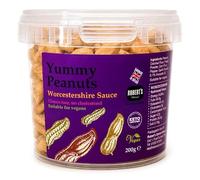 Yummy Peanut 200g Pots - Available in 13 Flavours - Gluten Free, Vegan, Low Carb, High Protein, Cholesterol Free - Handmade in Britain with Family Recipe (Worcestershire Sauce)