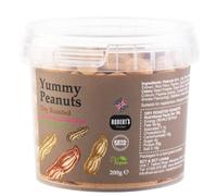 Yummy Peanut 200g Pots - Available in 13 Flavours - Gluten Free, Vegan, Low Carb, High Protein, Cholesterol Free - Handmade in Britain with Family Recipe (Dry Roasted)