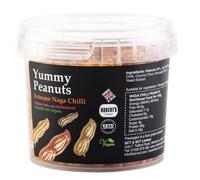 Yummy Peanut 200g Pots - Available in 13 Flavours - Gluten Free, Vegan, Low Carb, High Protein, Cholesterol Free - Handmade in Britain with Family Recipe (Extreme Naga Chilli)