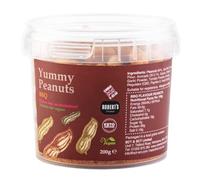 Yummy Peanut 200g Pots - Available in 13 Flavours - Gluten Free, Vegan, Low Carb, High Protein, Cholesterol Free - Handmade in Britain with Family Recipe (BBQ)