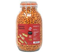 Yummy Peanut 3L / 2Kg Glass Jar - Available in Multiple Flavours - Gluten & Free, Vegan, Low Carb, High Protein - Handmade in Britain with Family Recipe (Chorizo)