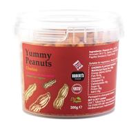Yummy Peanuts 2 X 200g Pots - Available in Multiple Flavours - Gluten & Free, Vegan, Low Carb, High Protein - Handmade in Britain with Family Recipe (Chorizo)