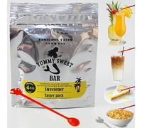Yummy Sweet BAR Sweetener Taster, No aftertaste, Replace 4kg Sugar or 5,7kg Erythritol Taste like sugar, in Stand-Up doy pack for Diabetics, ZERO Calories, ZERO Glycemic Index, ZERO Sugar, Keto Food