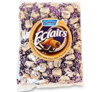 Yummys Chocolate Eclairs 1kg - Individually Wrapped Toffees in a Bulk Sharing Bag | Rich Cocoa Centre and Chewy Caramel | Ideal for Party Bags, Gifting, and Sweet Tables
