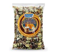 Yummys Milk & Caramel Toffees 1kg Bulk Bag, Individually Wrapped Chewy Sweets | Creamy Traditional Confectionery for Sharing and Party Bags