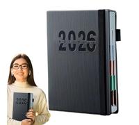 Yumneo 2026 Planner Monthly, Calendar Planner, Notebook Datebook Weekly Organizer Journal Portable for Business School Work College Men Women Planning